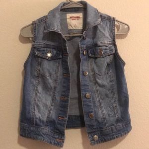 Blue jean vest
